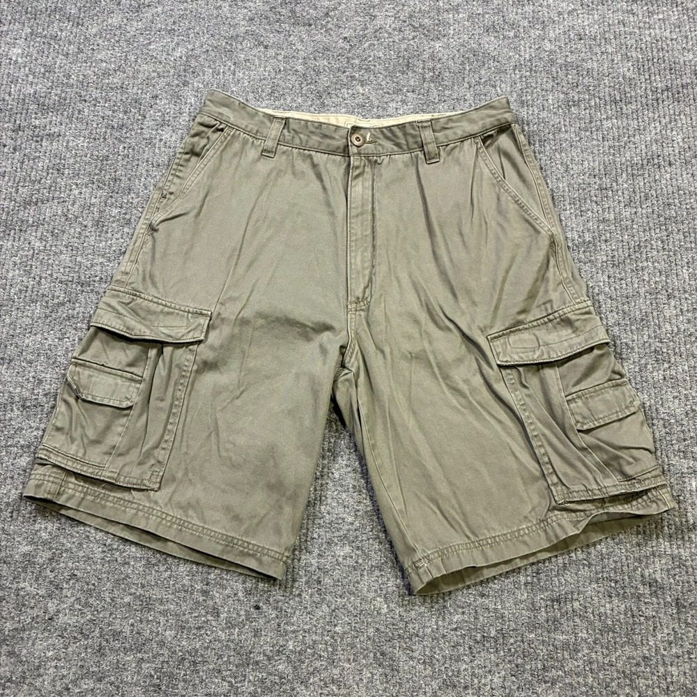 Bert Pulitzer‎ Outdoor Cargo Shorts Mens 34 Green 100% Cotton Utility Classic